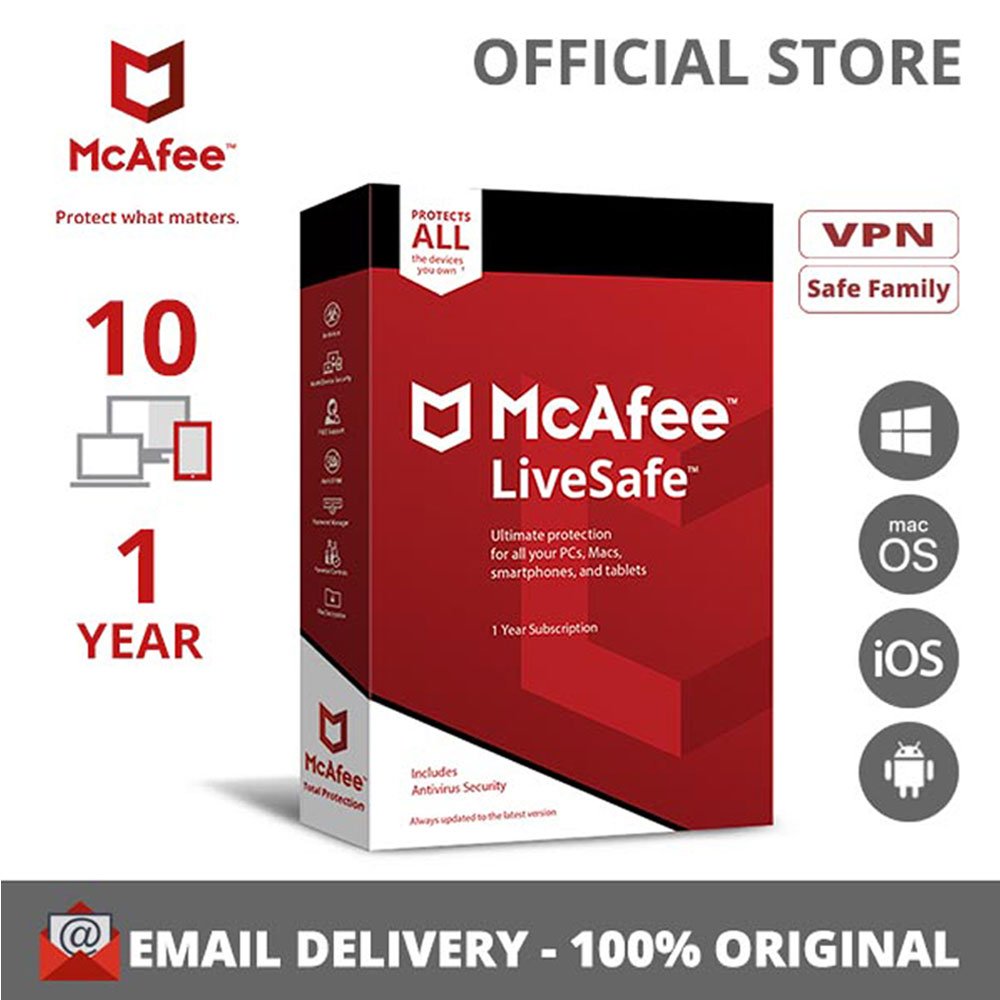 1 year license. Антивирус MCAFEE LIVESAFE. MCAFEE LIVESAFE карточка. MCAFEE LIVESAFE плюсы и минусы. Антивирус MCAFEE LIVESAFE штрихкод.